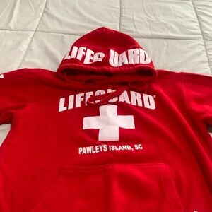 Child’s hooded sweatshirt.